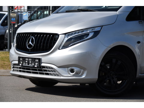 Mercedes-Benz Vito 116 CDI L2 AMG Edition Camera, Cruise, LED, 164pk, Stoelverwarming, Trekhaak, Automaat, Standkachel, Airco, Uniek!