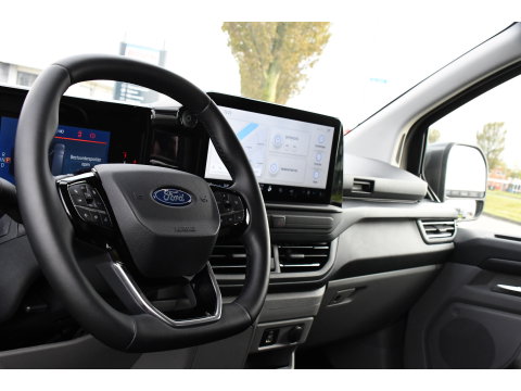 Ford E-Transit Custom 340 L2H1 Limited 65 kWh Virtual, Adaptieve Cruise, Camera, Carplay, Stoelverwarming, LED, 218pk, NAVI, Uniek!