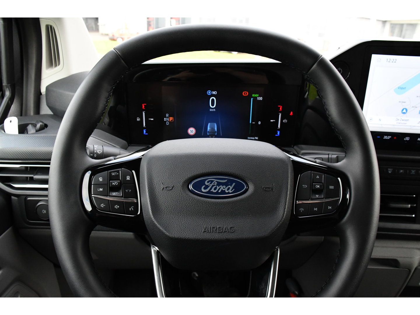 Ford E-Transit Custom 340 L2H1 Limited 65 kWh Virtual, Adaptieve Cruise, Camera, Carplay, Stoelverwarming, LED, 218pk, NAVI, Uniek!