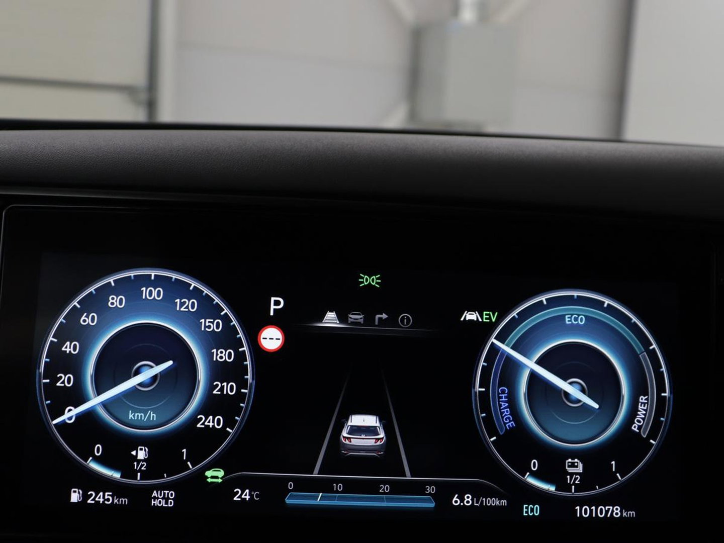 Hyundai Tucson 1.6 T-GDI HEV N Line | Leder/alcantara | Stoelkoeling | Stuur/stoel verwarming | Adaptive cruise | 360 camera | Carplay | Krell sound | Full LED |