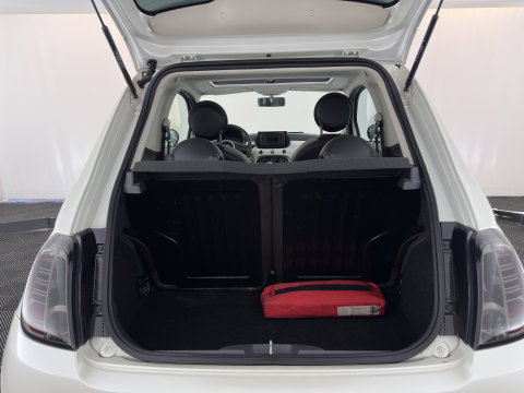 Fiat 500 1.4-16V Pop *PANO | LEATHER-FABRIC | CARPLAY | AIRCO | PRIVACY-GLASS | 18''ALU*