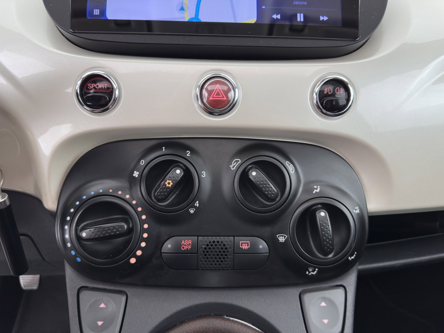 Fiat 500 1.4-16V Pop *PANO | LEATHER-FABRIC | CARPLAY | AIRCO | PRIVACY-GLASS | 18''ALU*