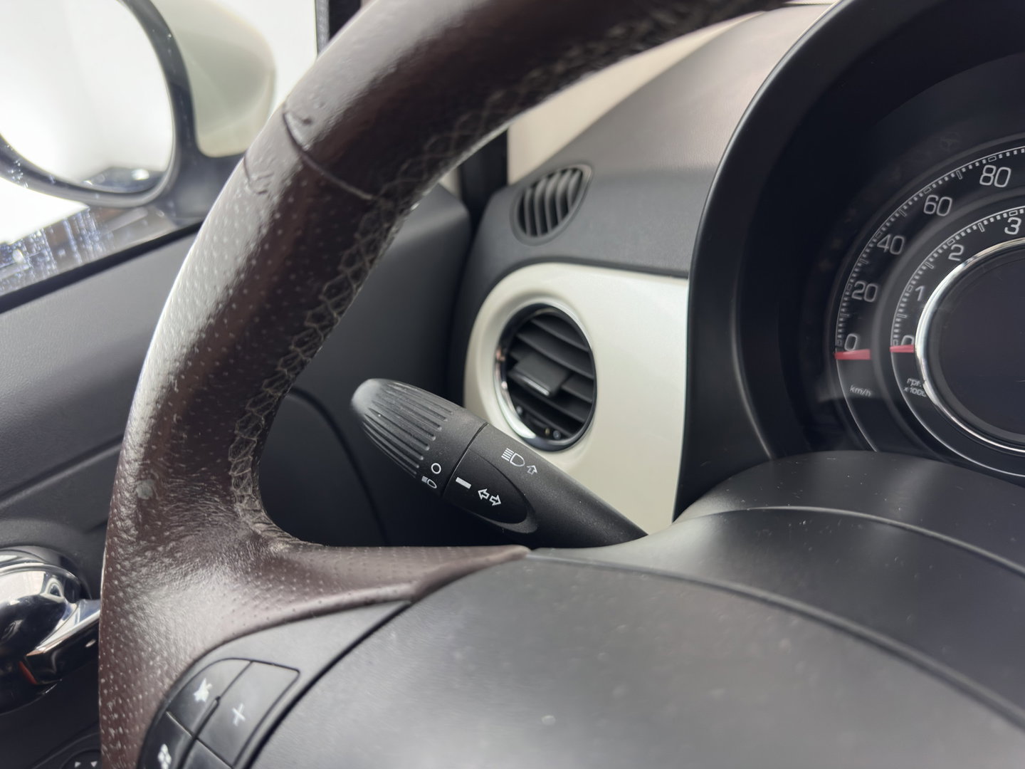 Fiat 500 1.4-16V Pop *PANO | LEATHER-FABRIC | CARPLAY | AIRCO | PRIVACY-GLASS | 18''ALU*