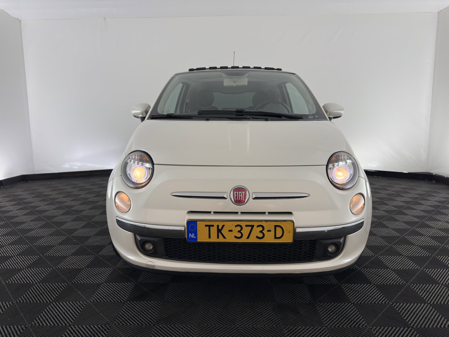 Fiat 500 1.4-16V Pop *PANO | LEATHER-FABRIC | CARPLAY | AIRCO | PRIVACY-GLASS | 18''ALU*