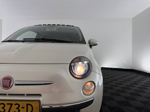 Fiat 500 1.4-16V Pop *PANO | LEATHER-FABRIC | CARPLAY | AIRCO | PRIVACY-GLASS | 18''ALU*