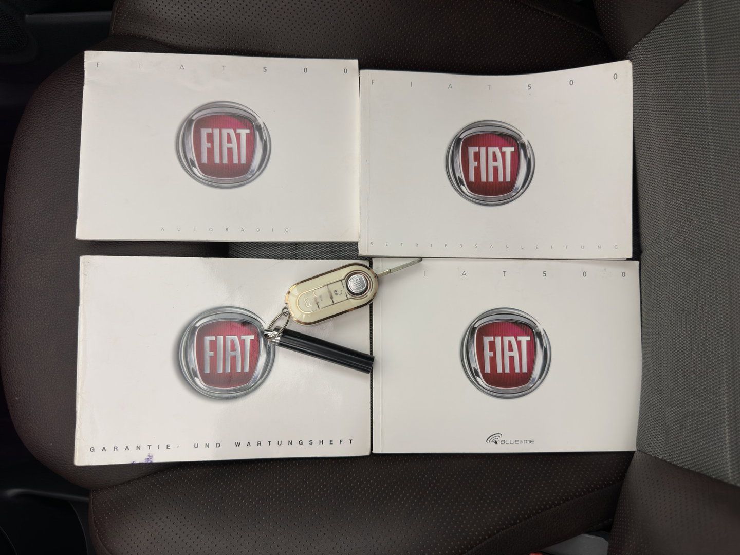 Fiat 500 1.4-16V Pop *PANO | LEATHER-FABRIC | CARPLAY | AIRCO | PRIVACY-GLASS | 18''ALU*