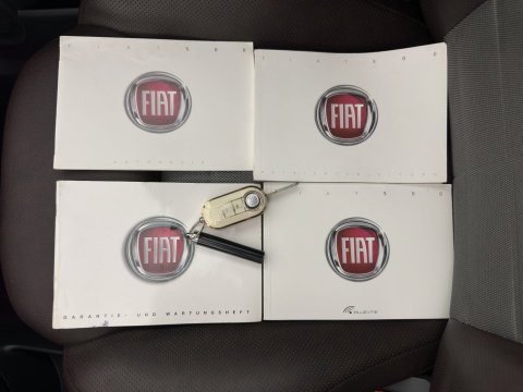 Fiat 500 1.4-16V Pop *PANO | LEATHER-FABRIC | CARPLAY | AIRCO | PRIVACY-GLASS | 18''ALU*