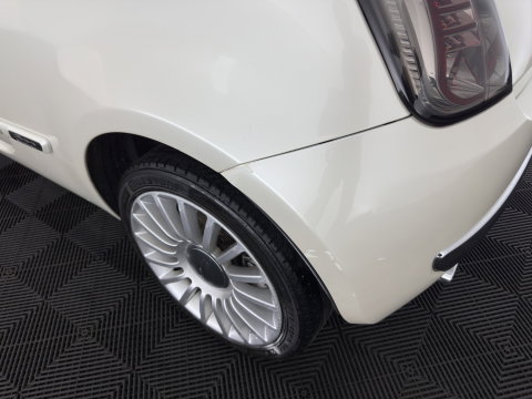 Fiat 500 1.4-16V Pop *PANO | LEATHER-FABRIC | CARPLAY | AIRCO | PRIVACY-GLASS | 18''ALU*