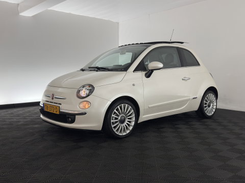 Fiat 500 1.4-16V Pop *PANO | LEATHER-FABRIC | CARPLAY | AIRCO | PRIVACY-GLASS | 18''ALU*