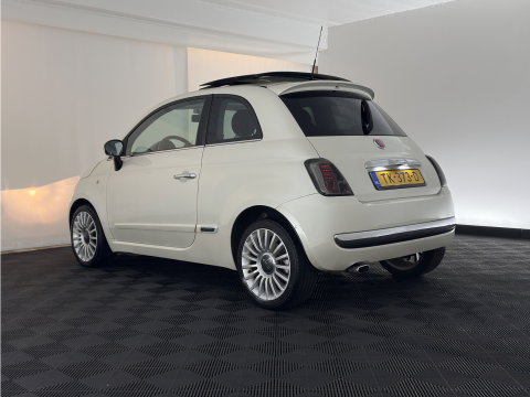 Fiat 500 1.4-16V Pop *PANO | LEATHER-FABRIC | CARPLAY | AIRCO | PRIVACY-GLASS | 18''ALU*