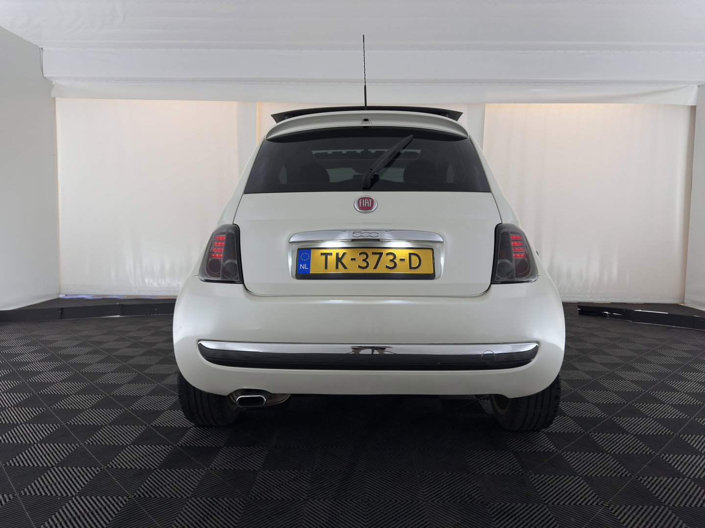 Fiat 500 1.4-16V Pop *PANO | LEATHER-FABRIC | CARPLAY | AIRCO | PRIVACY-GLASS | 18''ALU*