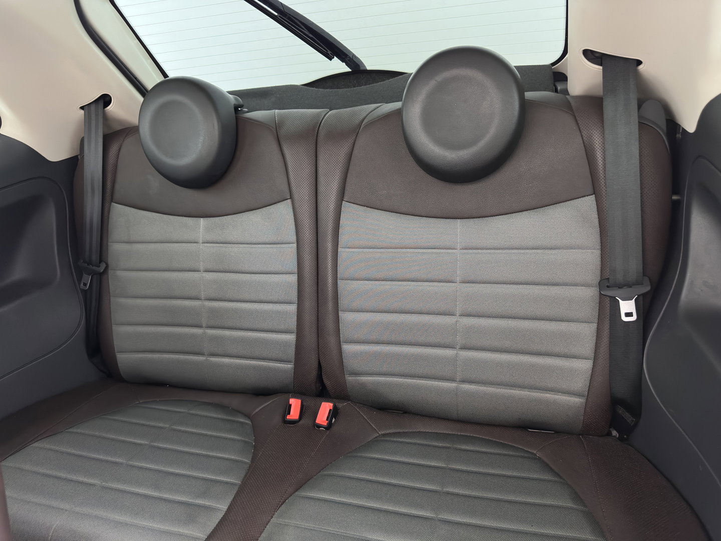 Fiat 500 1.4-16V Pop *PANO | LEATHER-FABRIC | CARPLAY | AIRCO | PRIVACY-GLASS | 18''ALU*