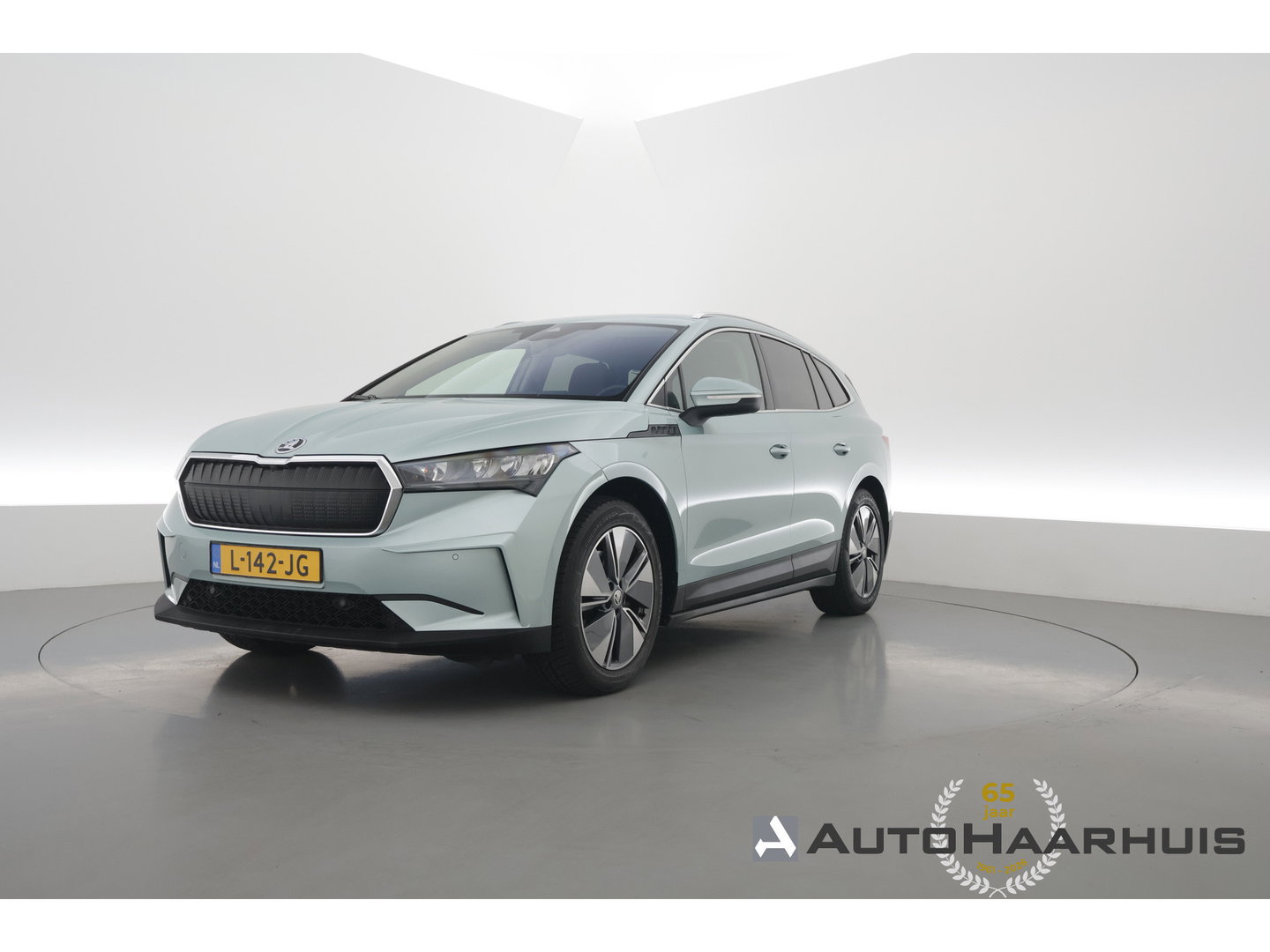 Škoda Enyaq iV 60 | RIJKLAAR!! | Warmtepomp | Adapt. Cruise | Trekhaak | Stoel- Stuurverw. | Memory | Keyless