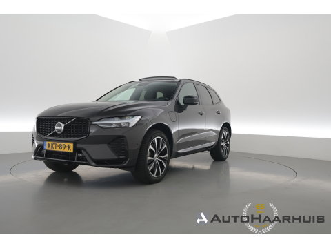 Volvo XC60 2.0 T6 Plug-in hybrid AWD Plus Dark | RIJKLAAR!! | Pano | Leder | Trekhaak | Adapt. Cruise | Stoel- Stuurverw. | 360cam | Memory | Harman Kardon