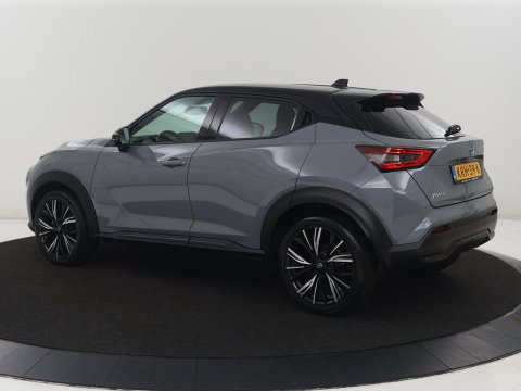 Nissan Juke 1.0 DIG-T N-Design | Half leder | Carplay | Cruise control | Park assist | Camera | Climate control | Keyless | Lichtmetaal 19" |