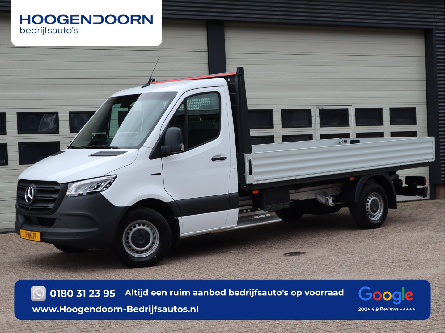 Mercedes-Benz eSprinter 320 81kWh L3 Open Laadbak 430 cm - Select - MBUX - Camera