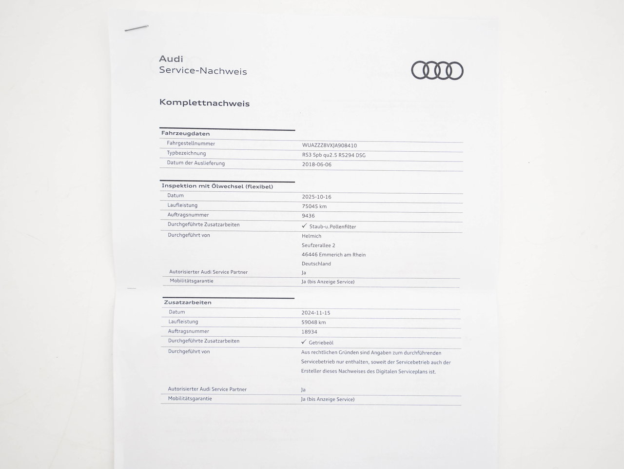 Audi RS3