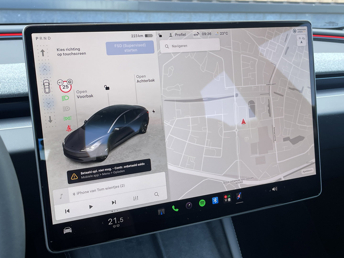 Tesla Model 3 Premium Long Range RWD 78 kWh | Marge! Financiering zonder aanbetaling | Full Self Driving | Stoelverkoeling | Bluetooth |