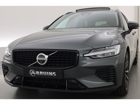 Volvo V60 2.0 T6 Plug-in hybrid AWD Plus Dark | Forest Lake | Pano | Head-Up | Harman Kardon | 360cam | Pilot Assist | Stoel-Stuurverw.