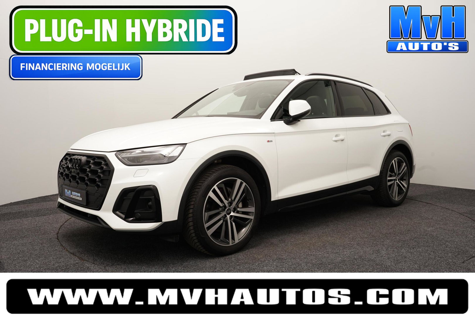 Audi Q5 50 TFSI e S Ed.|LUCHTVERING|RS-ZETELS|MATRIX|PANO|SOH86%