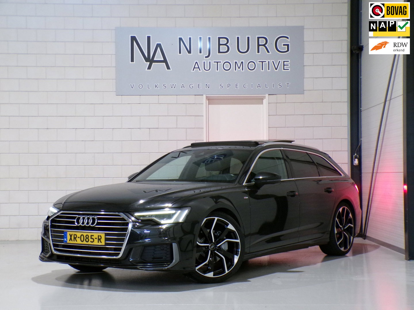 Audi A6 Avant 45 TFSI Sport S line Edition "Origineel NL!" Automaat! 2x S-Line Pano Apple-Carplay Virtual Stoelverwarming 21"Velg