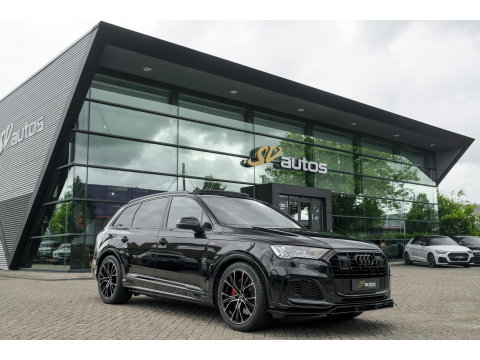 Audi Q7 60 TFSIe 455pk Competition Panoramadak RS-stoelen Trekhaak *SOH 87%* Laser led Softclose NLauto