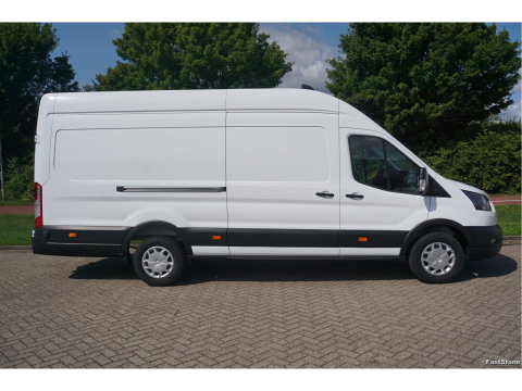 Ford Transit 350L 130PK L4H3 BPM VRIJ!! 12" Sync4 Navi, Trekhaak, Stoel-Stoel!! NR. 438