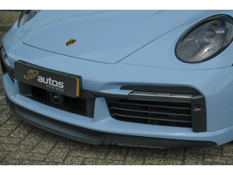 Porsche 911 3.8 Turbo S 650pk Panoramadak Burmester Keramisch PTS Gulfblauw NLauto Noselift PDCC Sportuitlaat