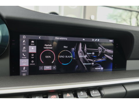 Porsche 911 3.8 Turbo S 650pk Panoramadak Burmester Keramisch PTS Gulfblauw NLauto Noselift PDCC Sportuitlaat