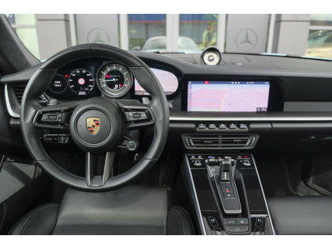 Porsche 911 3.8 Turbo S 650pk Panoramadak Burmester Keramisch PTS Gulfblauw NLauto Noselift PDCC Sportuitlaat