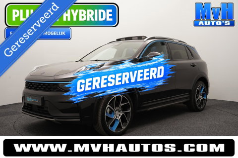 Lynk & Co 01 1.5 PHEV|ZWARTE.HEMEL|360ºCAM|PANO|262PK|SOH97%