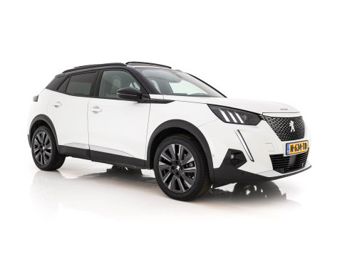 Peugeot e-2008 EV GT Pack 50 kWh [3-Fase-11kW] {SoH-88%} (INCL.BTW) *PANO | DIGI-COCKPIT | FULL-LED | BLIS | KEYLESS | LEATHER-MICROFIBRE | CAMERA | CARPLAY | CCS-FASTLOADER | DAB+ | NAVI-FULLMAP | ECC | PDC | SPORT-SEATS | AMBIENT-LIGHT | PRIVACY-