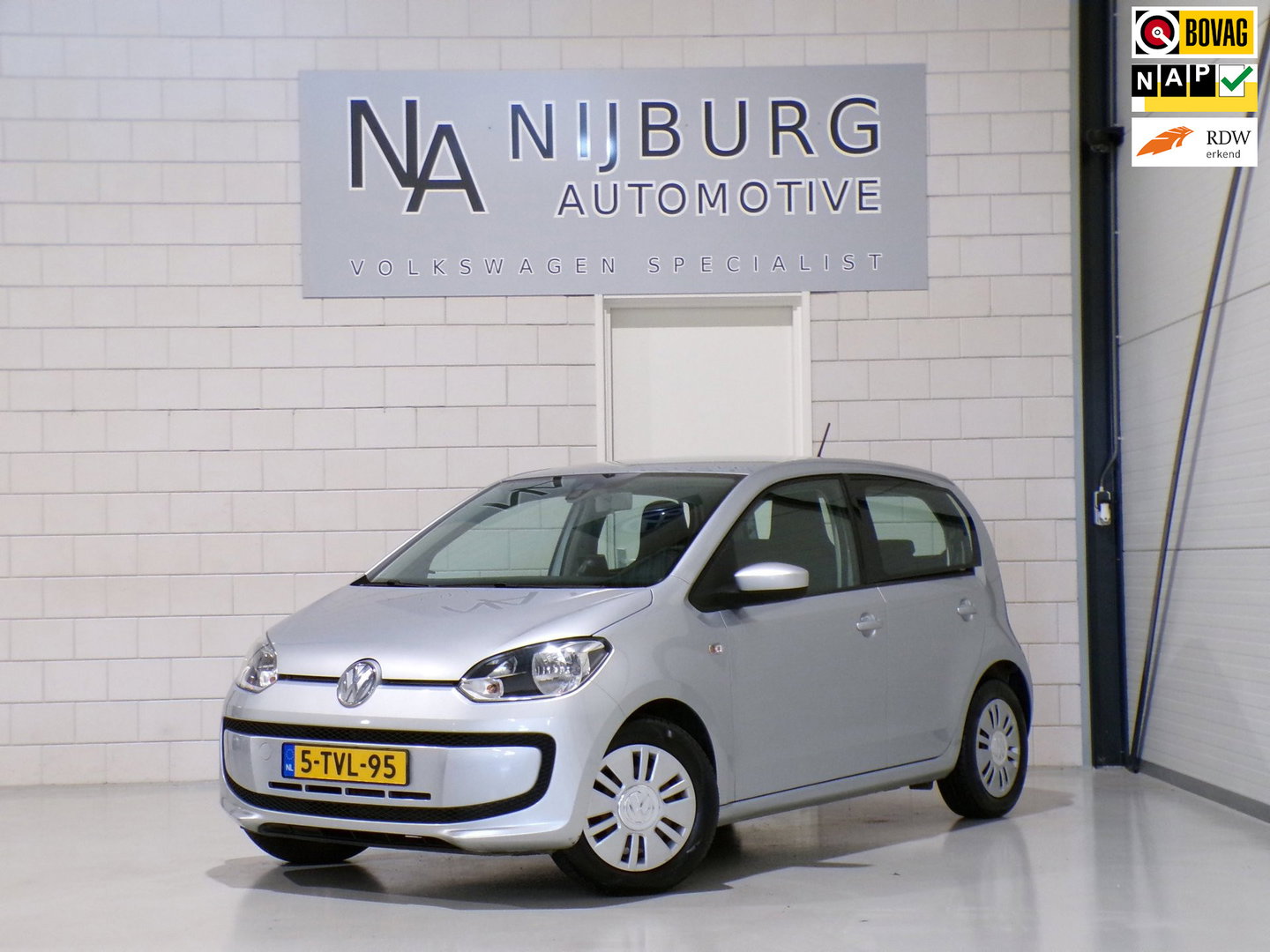 Volkswagen up! 1.0 move up! "Origineel NL!" 1e eigenaar! Bluetooth Navigatie Airco Elektrische-ramen Garantie NAP