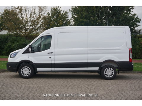 Ford Transit 350L 130PK L3H2 Trend AUT BPM VRIJ!! Clima, 12" Sync 4 Navi, 270º deur, Trekhaak!! NR. 165