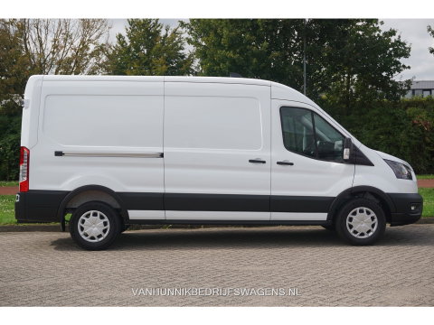 Ford Transit 350L 130PK L3H2 Trend AUT BPM VRIJ!! Clima, 12" Sync 4 Navi, 270º deur, Trekhaak!! NR. 165