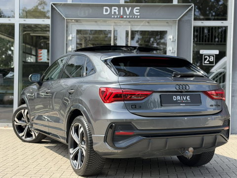 Audi Q3 Sportback 45 TFSI e S-Line |Pano|Memory|Sfeer|ACC|20"|Trekhaak|Daytona-Zwartoptiek