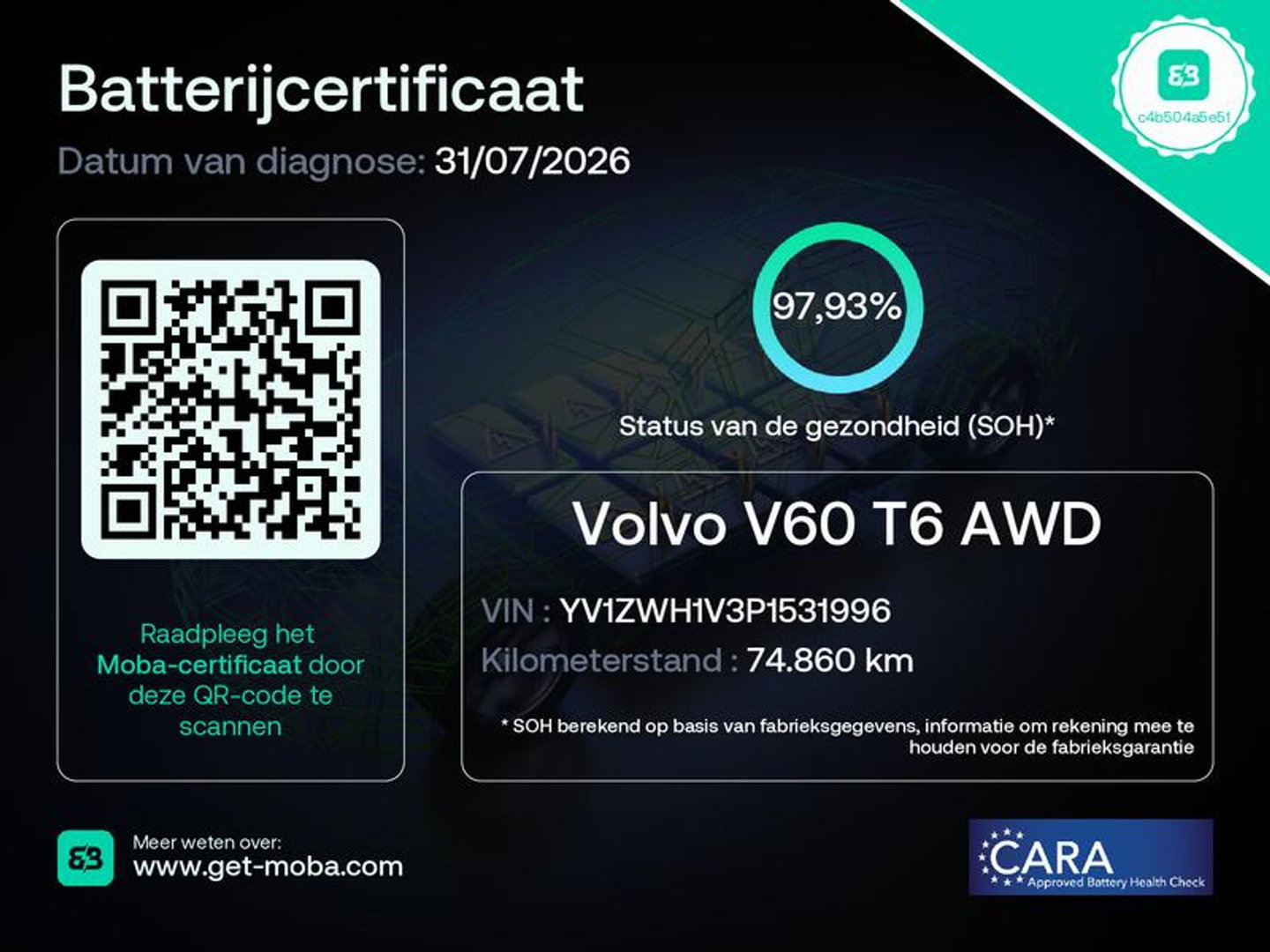 Volvo V60 2.0 T6 Plug-in hybrid 350Pk AWD Plus Dark Long Range|Pano|H/K|360Cam|Pilot|Trekhaak