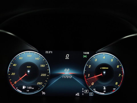 Mercedes-Benz C-Klasse Estate 180 Business Solution | Panoramadak | Half leder | Stoelverwarming | Virtueel dashboard | 360 Camera | Park assist | Climate control | Cruise control |