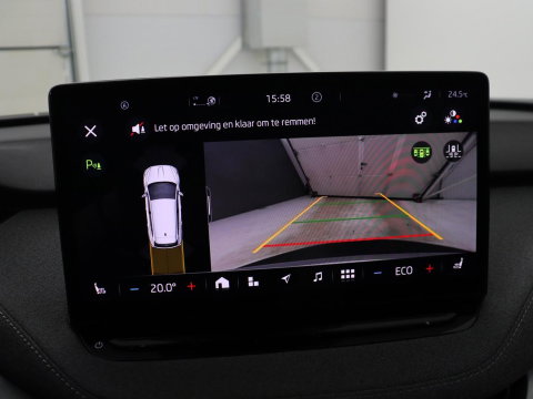 Škoda Enyaq iV 60 | SOH 92,4% | Panoramadak | Stoel/stuur verwarming | Half leder | Adaptive cruise | Carplay | Virtueel dashboard | Sfeerverlichting | Climate control | Camera | Park assist |