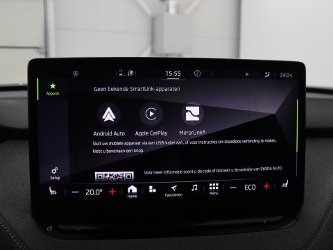 Škoda Enyaq iV 60 | SOH 92,4% | Panoramadak | Stoel/stuur verwarming | Half leder | Adaptive cruise | Carplay | Virtueel dashboard | Sfeerverlichting | Climate control | Camera | Park assist |