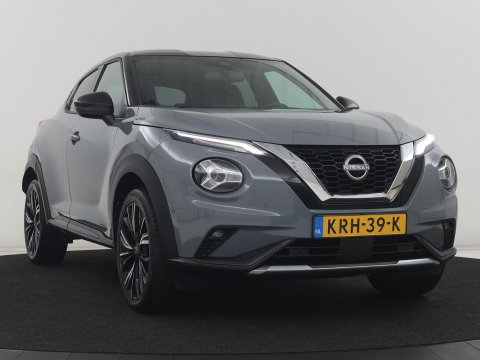 Nissan Juke 1.0 DIG-T N-Design | Half leder | Carplay | Cruise control | Park assist | Camera | Climate control | Keyless | Lichtmetaal 19" |
