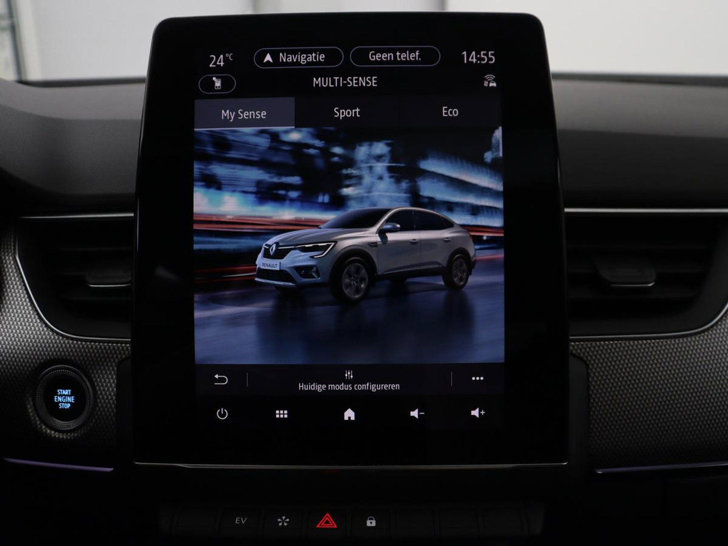 Renault Arkana 1.6 E-Tech Hybrid 145 Intens | Panoramadak | Half leder | Carplay | Adaptive cruise | Dodehoek detectie | Camera | Park assist | Climate control | Trekhaak