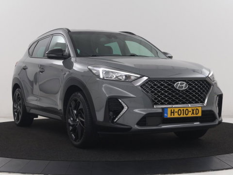 Hyundai Tucson 1.6 T-GDI Comfort N-Line | Trekhaak | 360 camera | Adaptive cruise | Carplay | Leder/alcantara | Stoelverwarming | Climate control | Full LED | Park assist |