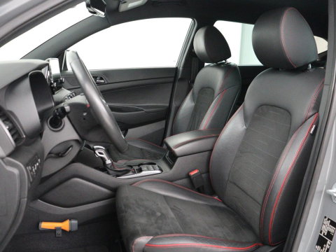Hyundai Tucson 1.6 T-GDI Comfort N-Line | Trekhaak | 360 camera | Adaptive cruise | Carplay | Leder/alcantara | Stoelverwarming | Climate control | Full LED | Park assist |