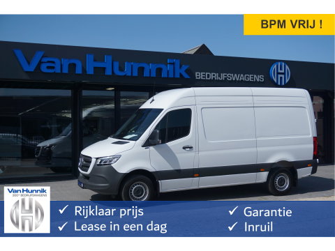 Mercedes-Benz Sprinter 317CDI Pro L2H2 BPM VRIJ!! 10.25" Mbux Cam, Gev. Stoel, 3.5T Trekgewicht, LED!! NR. A393*