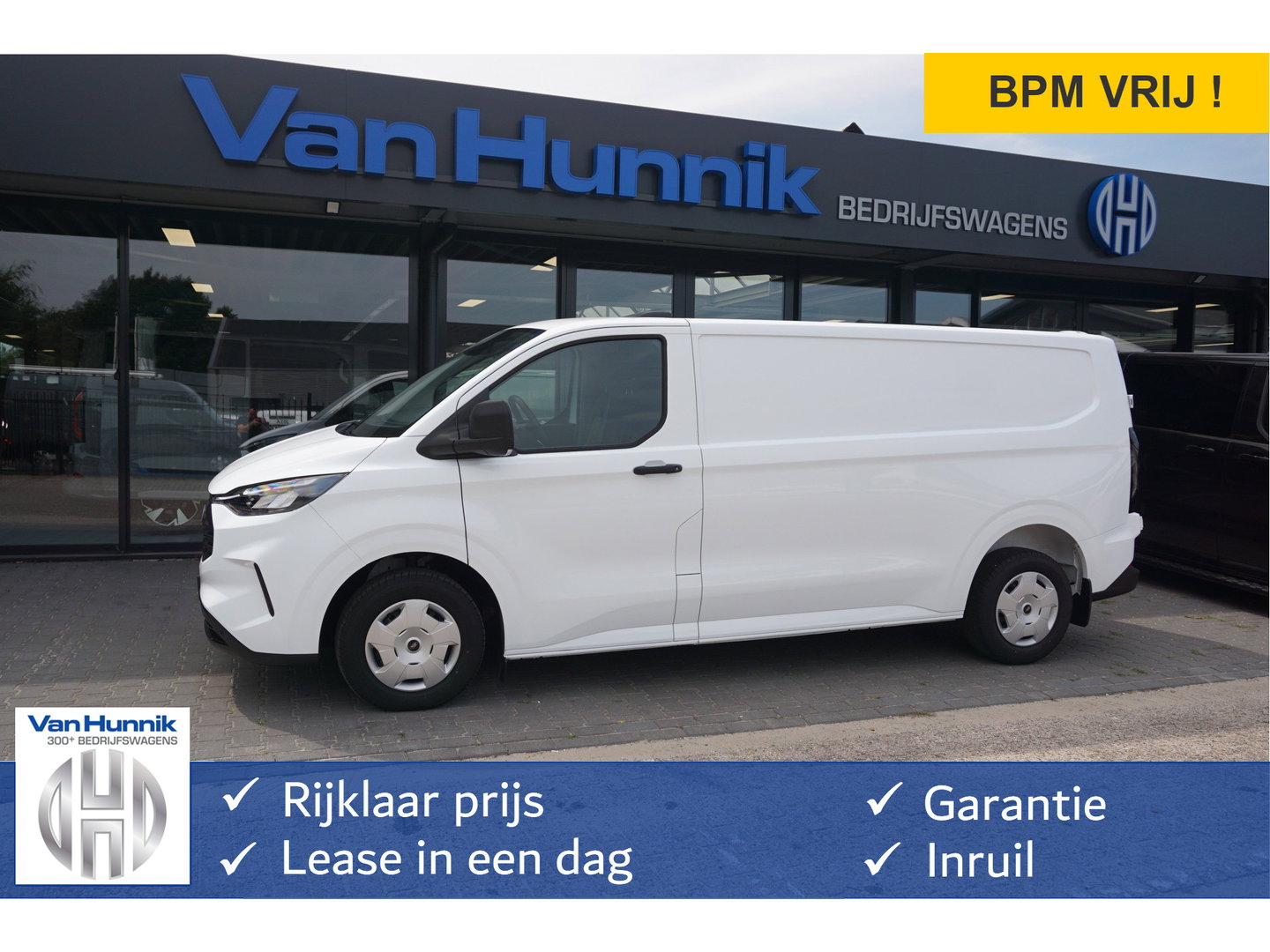 Ford Transit Custom 320L 150PK Trend BPM VRIJ!! 13" Apple CP/Android A. Camera, Cruise, LED!! NR. 677*