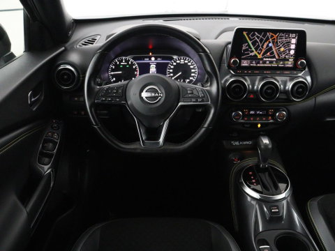 Nissan Juke 1.0 DIG-T Kiiro | Half leder | Stoelverwarming | Cruise control | Lane assist | Navigatie | Carplay | Camera | Park assist | Trekhaak
