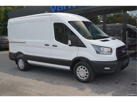 Ford Transit 350M 105PK L2H2 BPM VRIJ!! 12" Sync 4 Apple CP/Android A. Camera, Trekhaak!! NR. A19