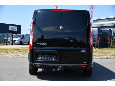 Ford Transit Custom 320 2.0 TDCI L2H1 Sport Black Edition Full Options! adaptieve Cruise, Camera, Carplay, Leder, Stoelverwarming, 185pk, LED, Automaat, Uniek!