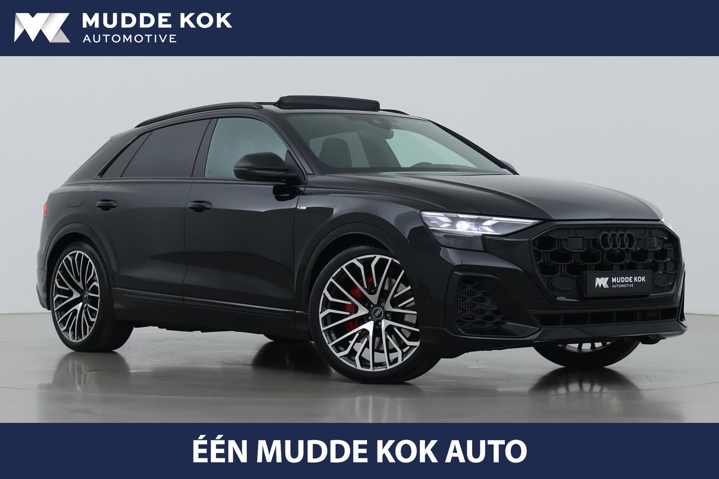 Audi Q8 60 TFSI e quattro Pro Line S Competition | Luchtvering | Trekhaak | Soft-Close | Panoramadak | B&O | 23 Inch